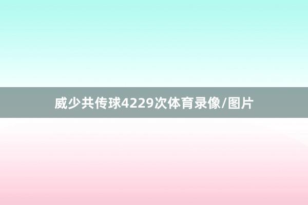 威少共传球4229次体育录像/图片