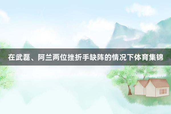 在武磊、阿兰两位挫折手缺阵的情况下体育集锦